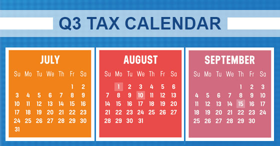 Q3 Tax Calendar